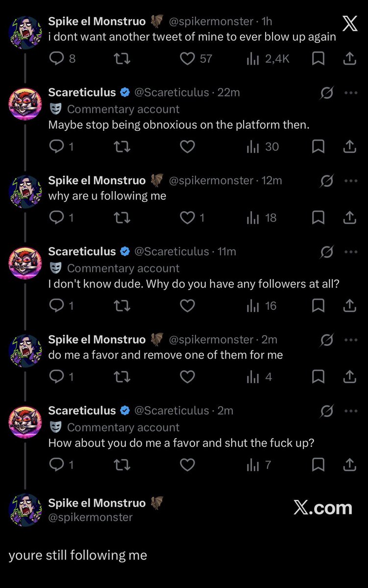 Spike el Monstruo 🦇 tweet media
