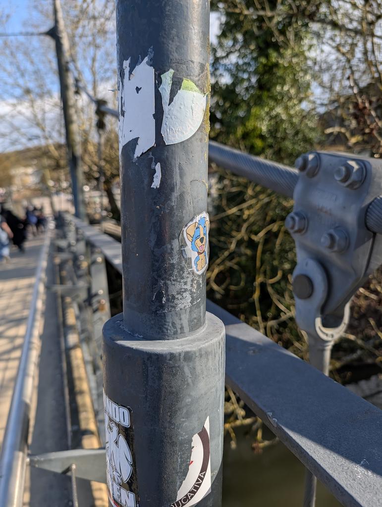 PBeans69's tweet photo. I love the furry fandom cause wdym I can travel to an entirely different country halfway across the world and still find a bunch of furry stickers https://t.co/DhfBCtwuJu