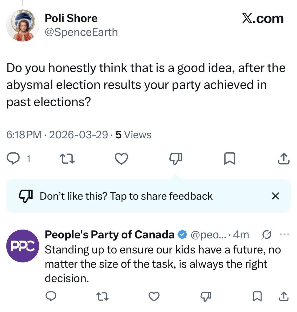 People's Party of Canada tweet media