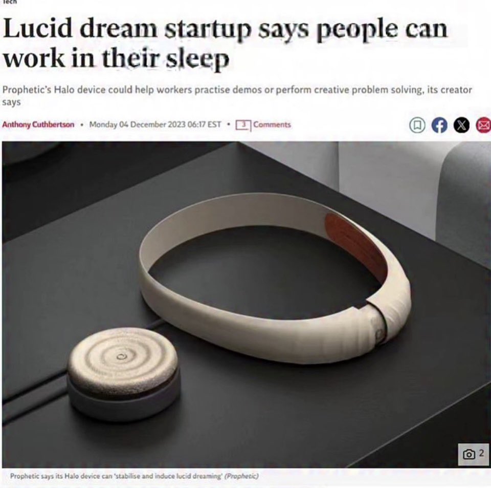 Lozzy B Old Halo Headset Article Revives Fears of Sleep Work