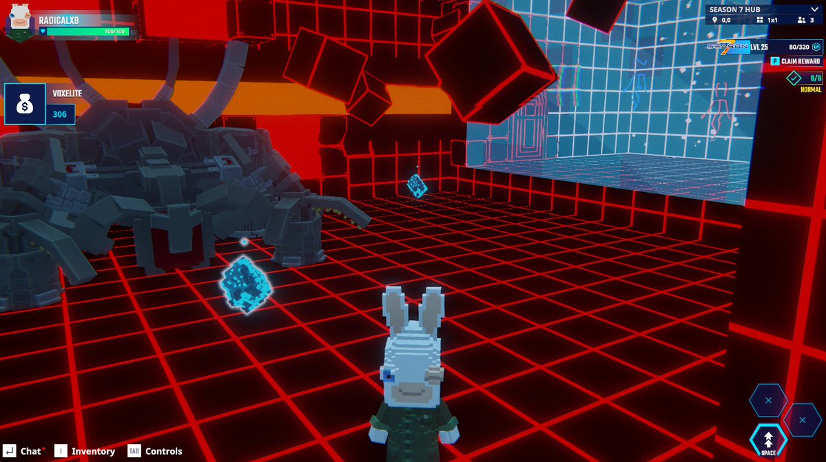 The lab is glitching out in The Sandbox Season 7—caught it on camera. <a href="/TheSandboxGame/">The Sandbox</a>  tsbga.me/TheSandbox #Season7