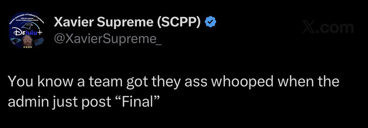 Xavier Supreme (SCPP) tweet media