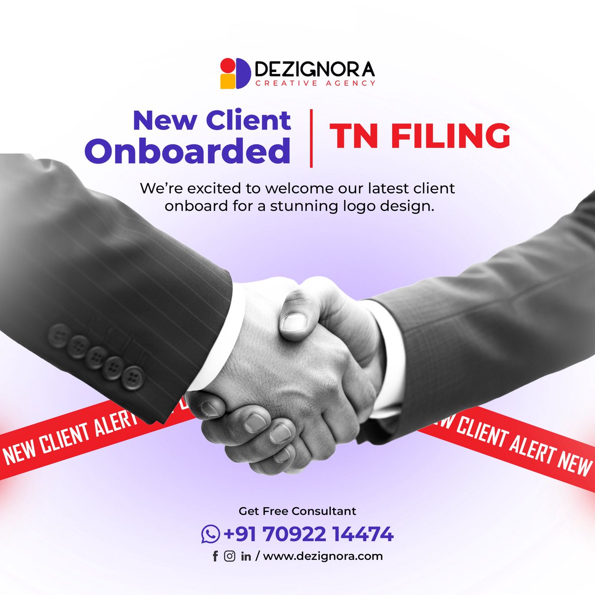 dezignora's tweet photo. 🎉 New Client Onboard! 🎉

We’re excited to welcome another amazing brand to the Dezignora
Family 

Stay tuned for the transformation 🔥

Want to be next?
📩 DM us today

#NewClient #ClientOnboard #Dezignora #CreativeAgency #Branding #BusinessGrowth #DigitalMarketing https://t.co/2wWYvyoYQ6