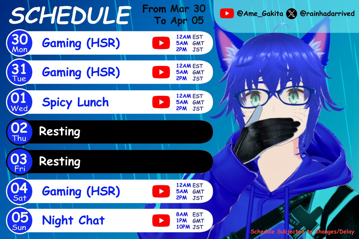 雨が来た🌧🐱（Cat-sual Vtuber) tweet media