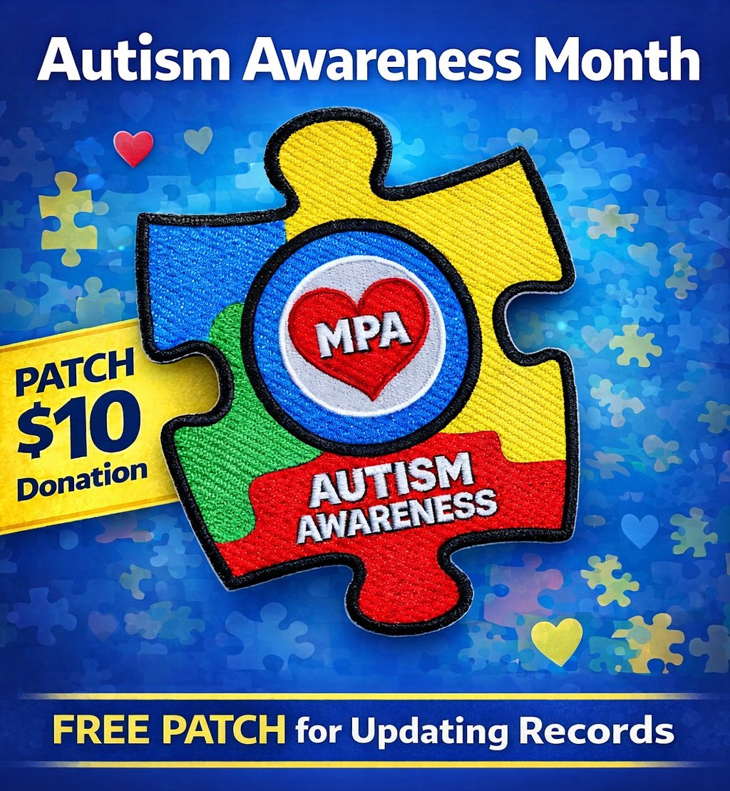 MPACharities's tweet photo. 💙🧩New Patch Drop 🧩💙

The @MPACharities and @MesquitePA are proud to support our #Autism Awareness Program in partnership with the @cityofmesquite, the #Mesquite Police Department, and @mesquiteisdtx.

Our program helps first responders better serve individuals with autism by allowing families to voluntarily register important information that can assist officers during emergencies or unexpected interactions. Participating families may also receive home and vehicle decals that help alert first responders that someone with autism may be present.

If you have a family member who could benefit from this program, we encourage you to learn more here:
https://t.co/5DpArEvhIF

⭐ Families already enrolled in the program:
Please take a few minutes to update your information through our form. Keeping this information current is incredibly important for our first responders.  As a thank you, you will receive a FREE Autism Awareness Patch.
https://t.co/eeRt0sSjPM

⭐ Community supporters:
Anyone who makes a $10 donation to support the Autism Awareness Program will also receive a patch while supplies last.
https://t.co/vltbzRB5Me

This program is about more than awareness; it’s about preparation, understanding, and making sure our officers have the information they need to safely serve every member of our community.

✔ Limited patch run
✔ Supports autism awareness initiatives
✔ Supports families in our community

💙 Awareness
🧩 Acceptance
🤝 Community

#AutismAwareness #MesquitePolice #MesquiteISD #AutismAcceptance #CommunityPartnership