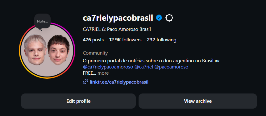 acervo ca7riel & paco tweet media