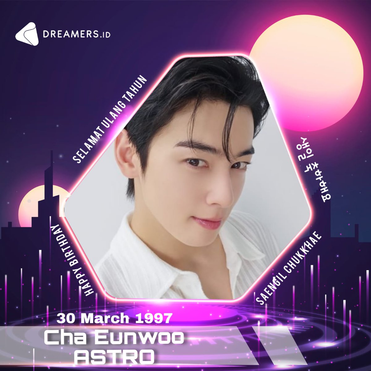 Happy Birthday Cha Eunwoo ASTRO! 🎂🥳❤️
<a href="/CHAEUNWOO_offcl/">CHA EUN-WOO OFFICIAL</a> <a href="/offclASTRO/">ASTRO 아스트로</a>

May your next year be filled with the happiness of smiles and love!

#CHAEUNWOO #차은우
#HAPPYCHAEUNWOODAY 
#언제나_너의편_소중한_은우데이 
#Happy29th_ChaEunwoo