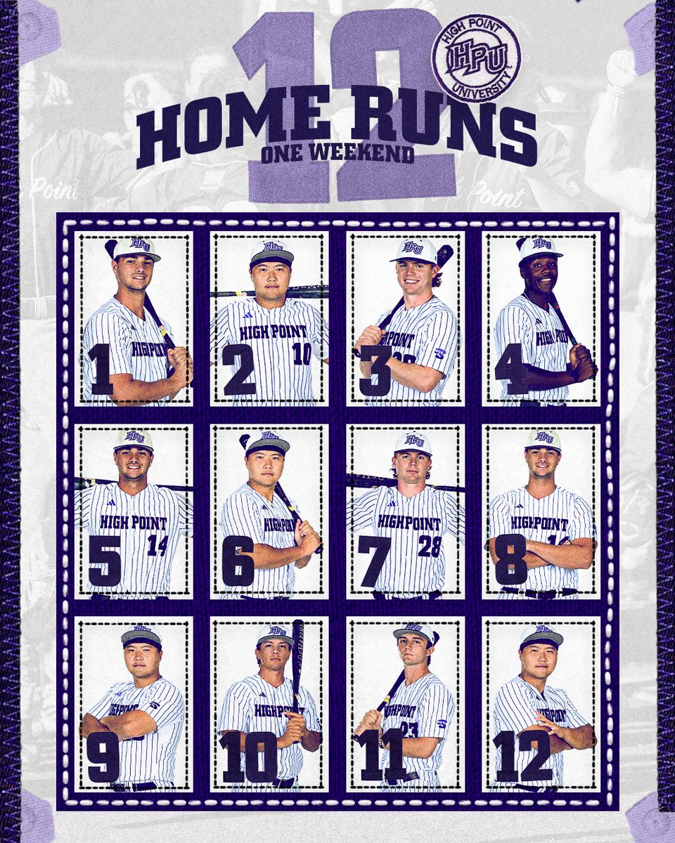 High Point Baseball tweet media