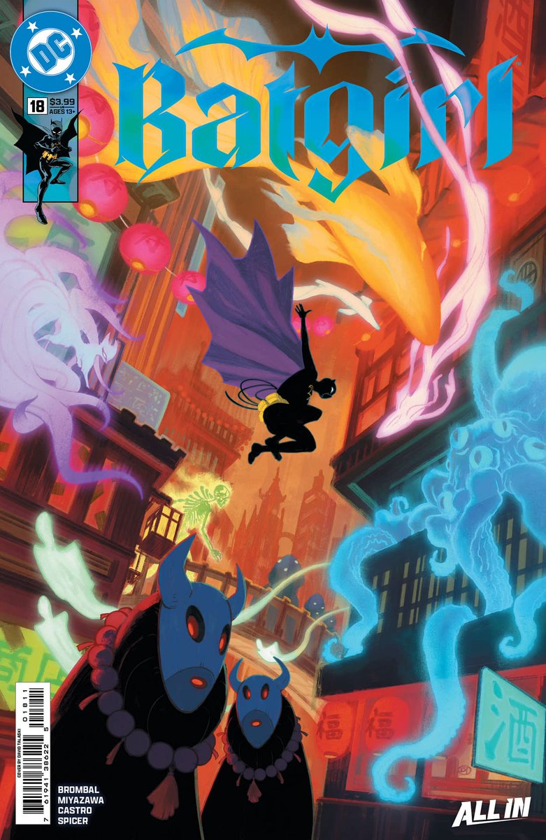 FANTASTICF4UR's tweet image. غلاف العدد 18 من سلسلة Batgirl (2024) الذي سيصدر هذا الأسبوع.

- من كتابة: #TateBrombal
- ورسم: #TakeshiMiyazawa

▪︎ وصف ومعاينة العدد في الأسفل: ⬇️ 

(1/2)

ْ

#Dccomics #Batgirl #CassandraCain