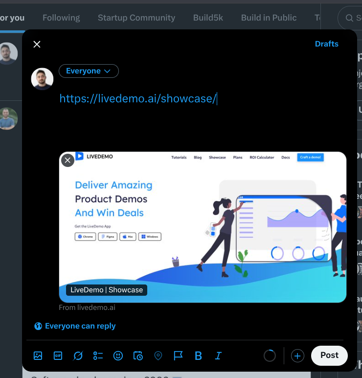 George Apostolov tweet media