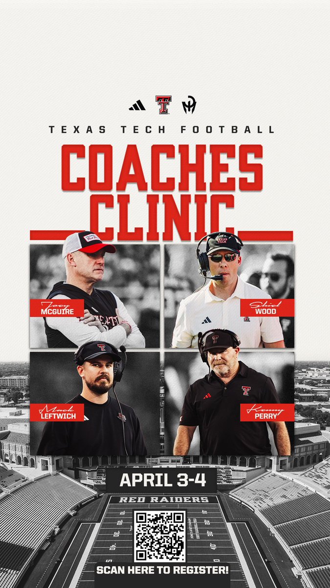 JoeyMcGuireTTU's tweet photo. Can’t wait to see y’all this Friday and Saturday! #WreckEm https://t.co/aVrYpJF9Qn