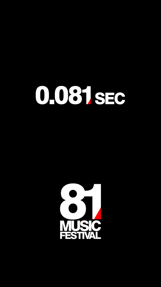 81musicfestival's tweet photo. 0.081 sec⏱️⚡️

https://t.co/IrDSdnHlWZ https://t.co/n443hJ52EN