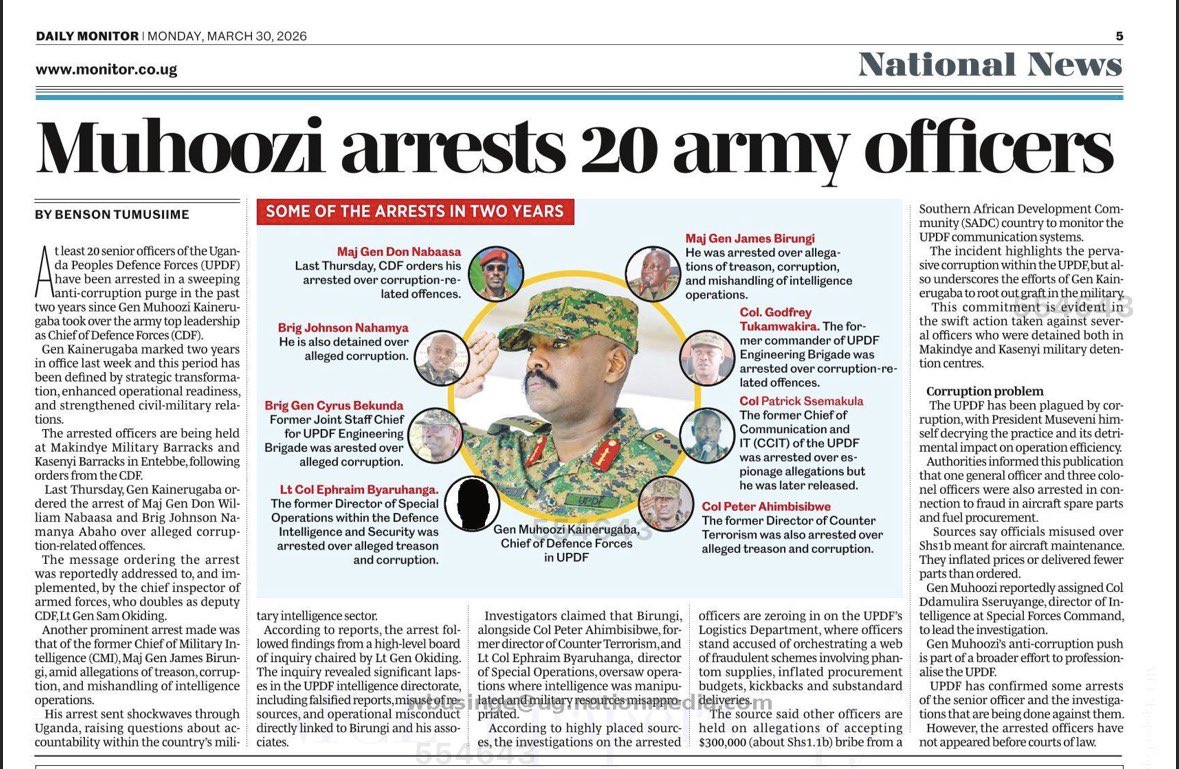 How did a “Ssemakula” sneak onto this list? The entire group seems to be from the same village.
Don Nabaasa
Johnson Nahamya 
Cyrus Bekunda 
Ephraim Byaruhanga 
James Birungi 
Godfrey Tukamwakira 
*Patrick Ssemakula*
Peter Ahimbizibwe