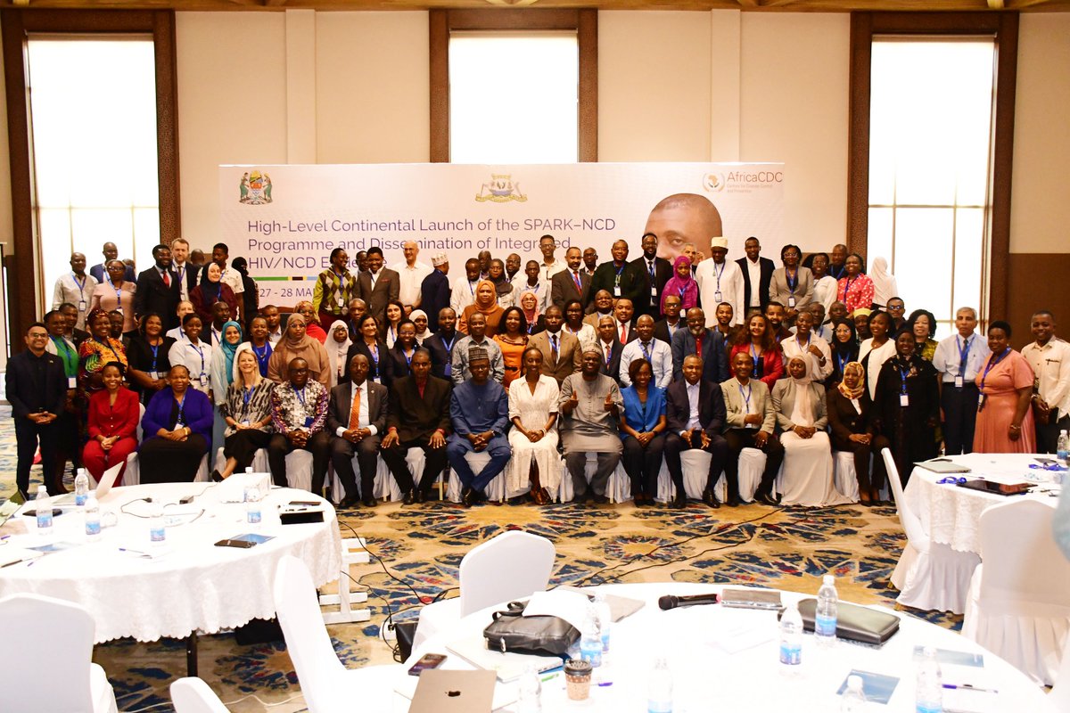 eancdalliance's tweet photo. More highlights from the Continental Launch of the SPARK-NCD Programme and the dissemination of integrated HIV/NCD evidence 🌍✨

Held at the Golden Tulip Hotel in Zanzibar 🏨 and officially opened by H.E. Hemed Suleiman Abdallah, Second Vice President of the Revolutionary Government of Zanzibar 🇹🇿.

SPARK-NCD is driving efforts to strengthen public health surveillance 📊 and build resilient, data-driven systems for NCDs 💙—fully aligned with primary health care 🏥 across Africa 🌍.

 #NCDs #PublicHealth #AfricaHealth
