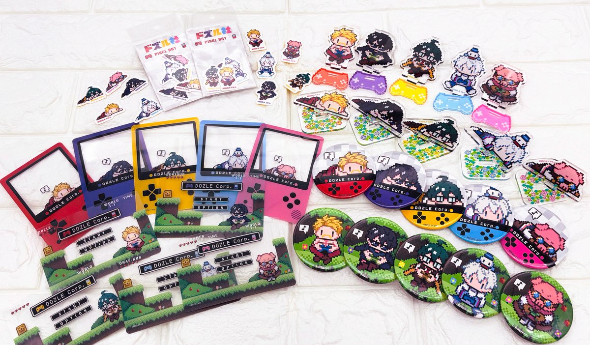 ドズル社 商品案内🔈】 PIXEL ARTのサンプルが到着！ カプセルトイもご