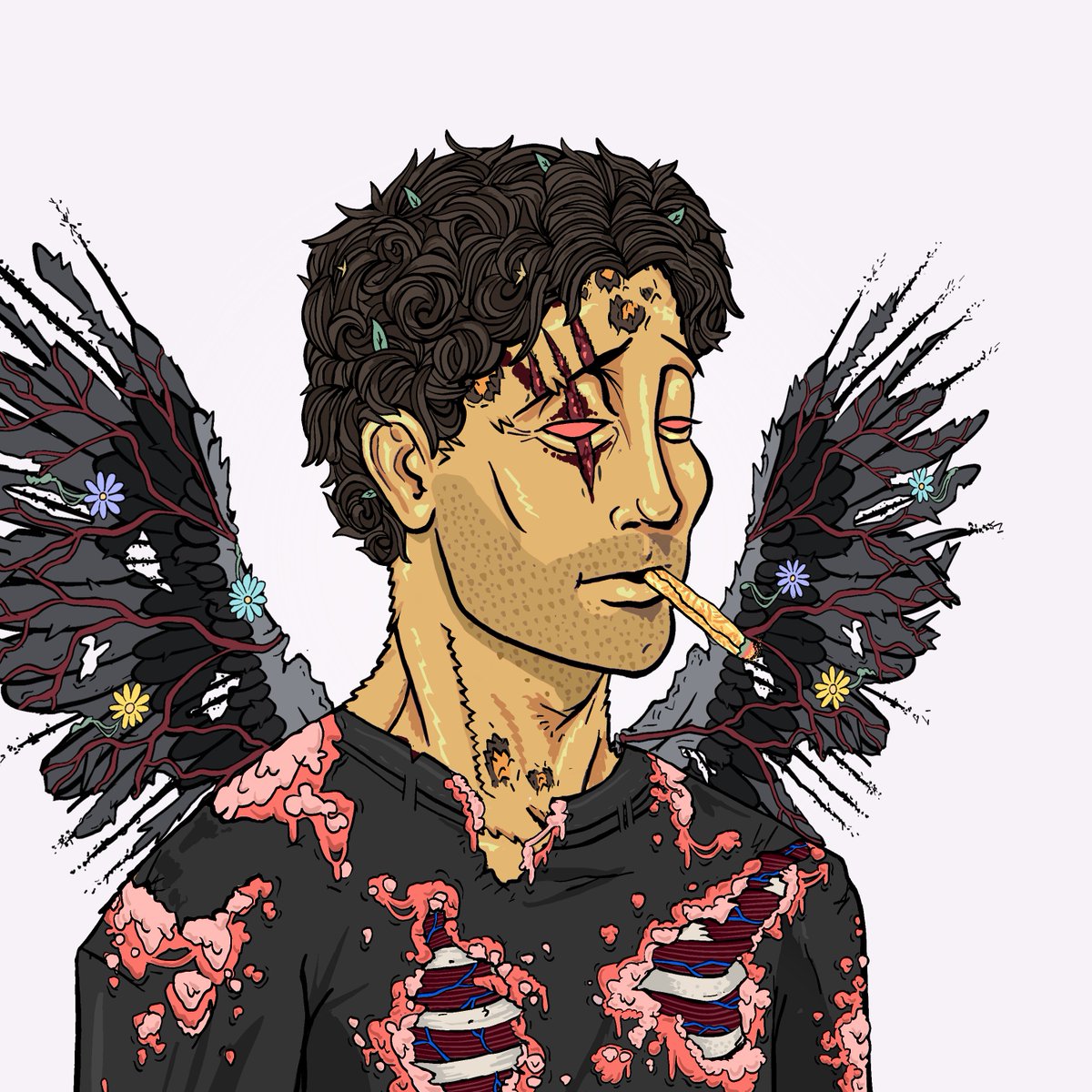 DeGodsSalesBot's tweet image. DeGod #7283 (Rank #4608) 
4.53 S◎L | $378.66 

🙏🙏🙏