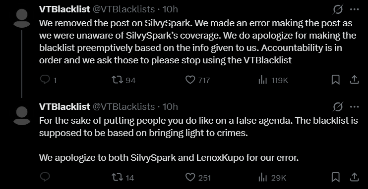 Kuri Rinji's VTuber & Fan Cringe/Drama🌰 tweet media