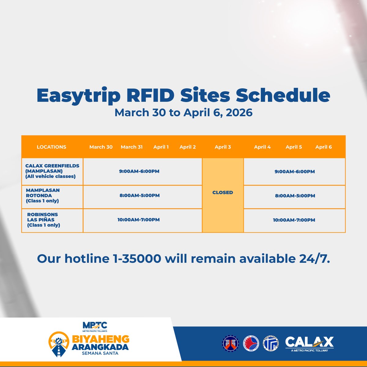 Easytrip RFID tweet media