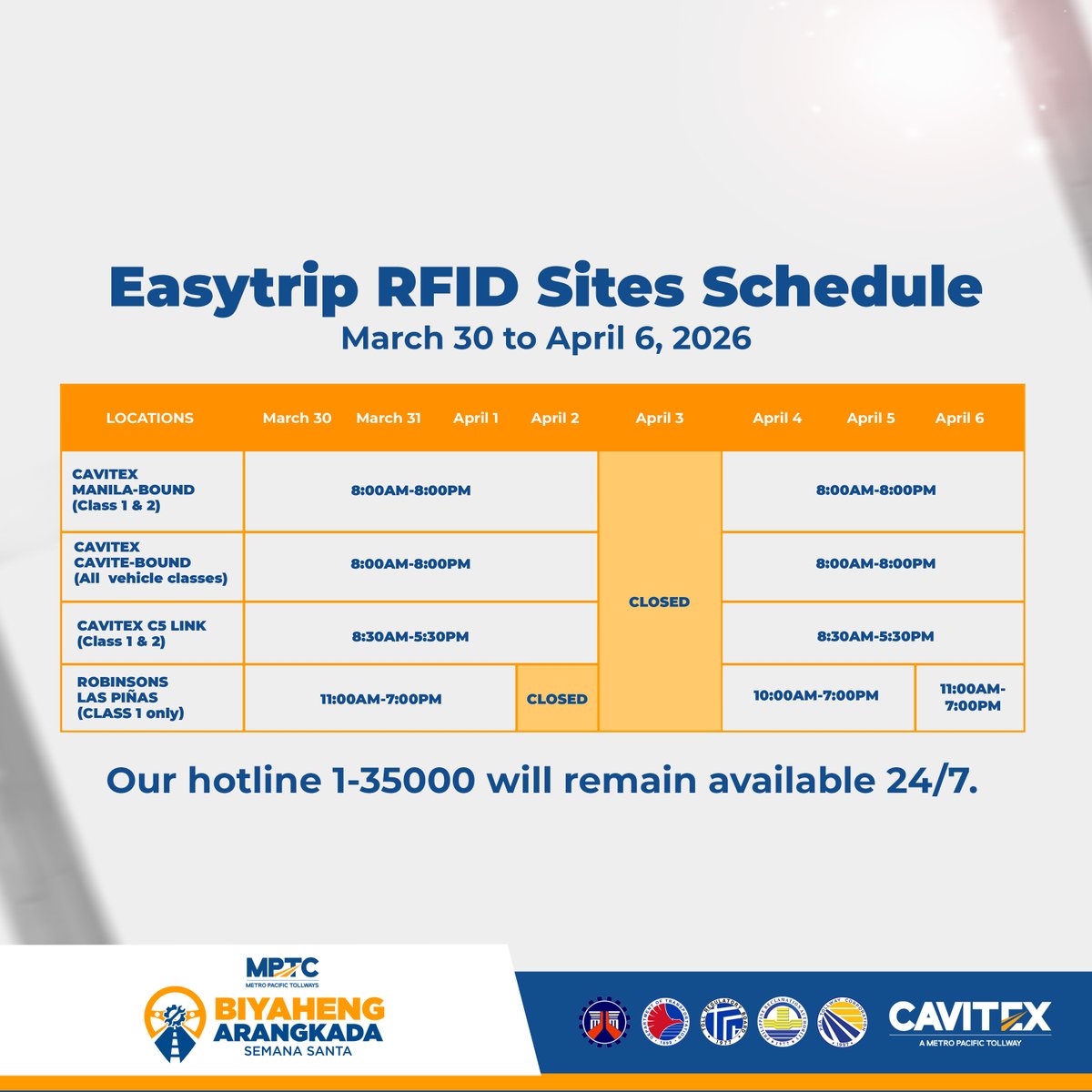 Easytrip RFID tweet media