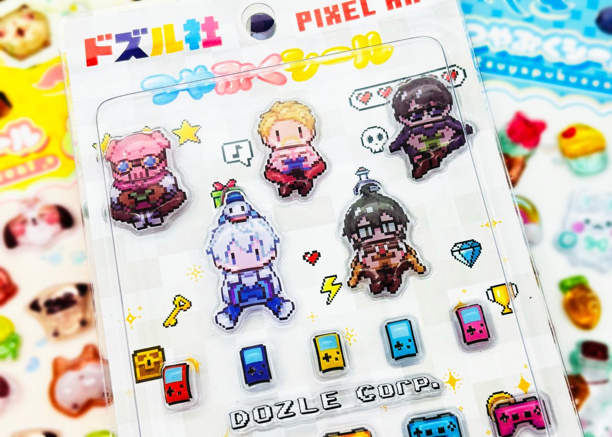 ✴︎かなかなさま パズル サンプル確認 ドズル社 商品案内🔈】 PIXEL ARTのサンプルが到着！ カプセルトイもご