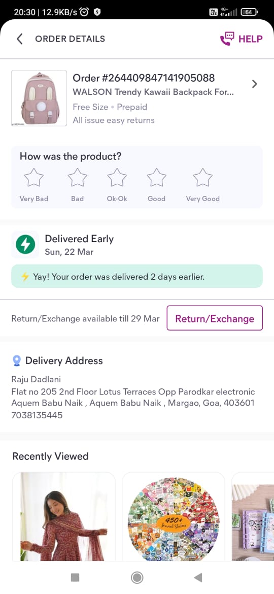 DadlaniRajesh's tweet photo. @Meesho_Official Hi have you adopted new practice to cover up your losses? My daughter had ordered school bag but she got used lower in parcel. When she tried to lodge a complaint you refused to take the same??  Photos of the ordered item and the received item is attached. https://t.co/iSkH8hqyhu