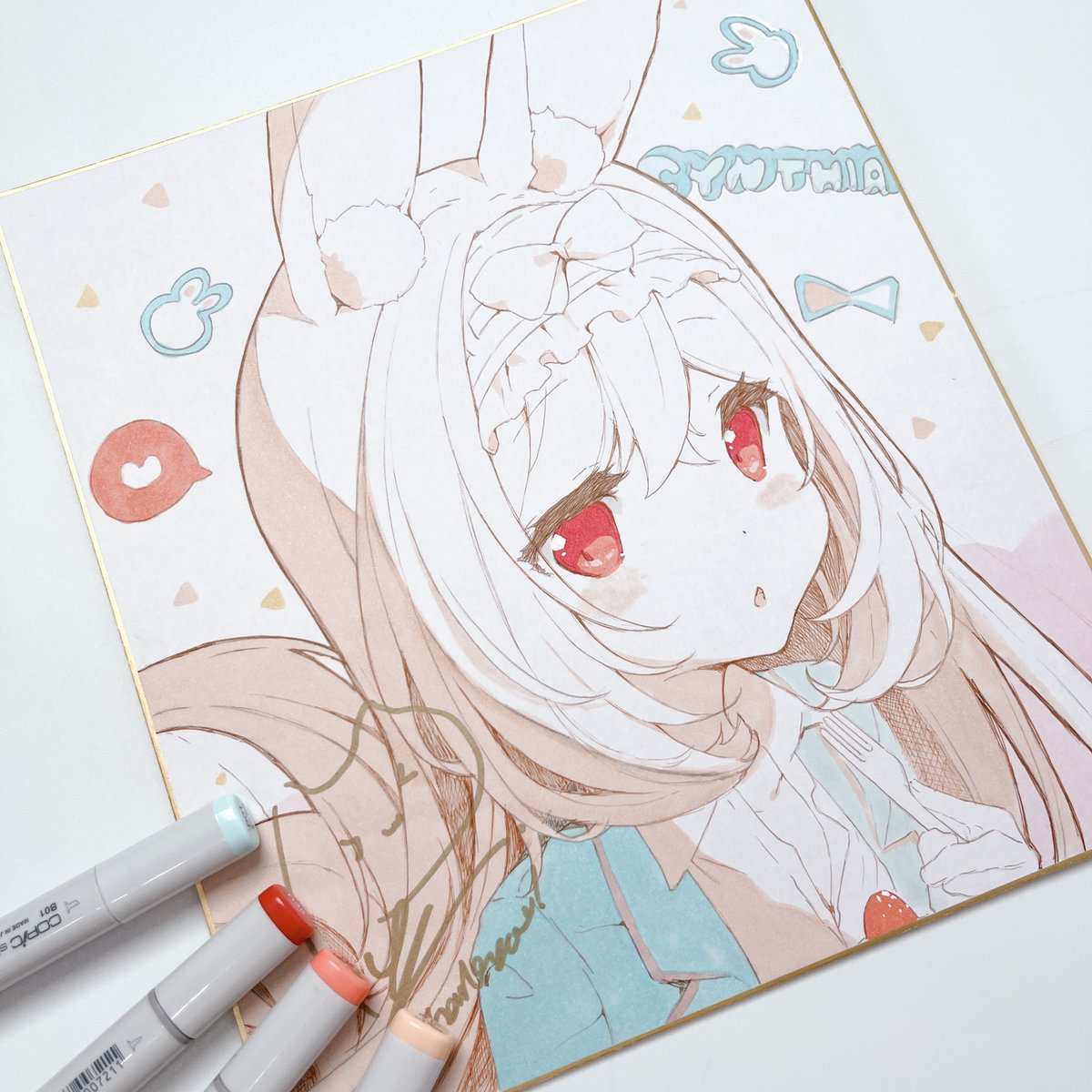 practice19's tweet image. 🍓 #copic