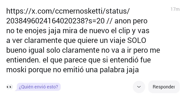 ccmernosketti's tweet photo. JSKDJSK si se r entendió a la primera,por eso dsp me confundí cuando metio a ian y fede y nose q evento mas.. https://t.co/Gd1SXBerBk