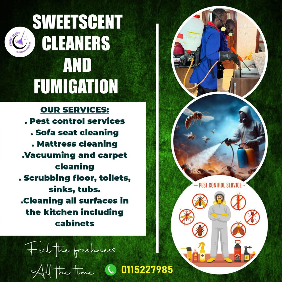 Sweetscent Cleaners& Fumigation tweet media