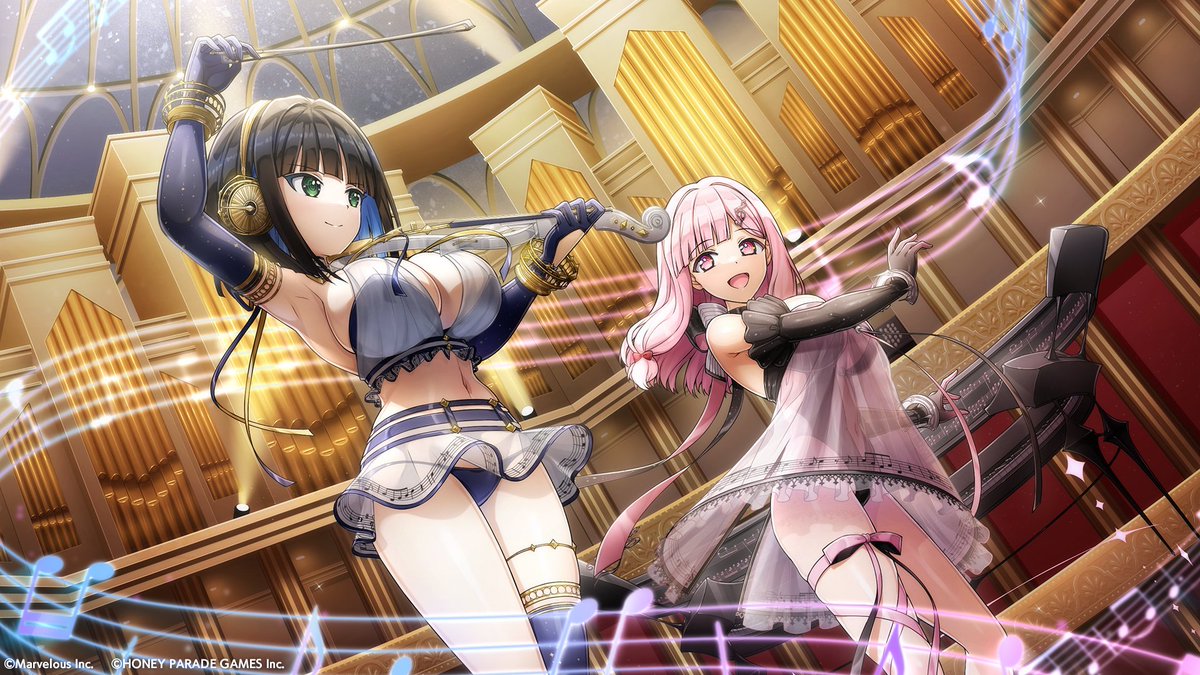 【ドルフィンフェス限定メモリー紹介】
『UR ２人だけのアンサンブル(ドルフィンフェス)』

「ここからがクライマックスです。
　出力を上げていきますよ、ハチ」

攻撃した相手が「脆弱」の時、自分の攻撃力がアップ/自分のクリティカル威力がアップ

#ドルウェブ