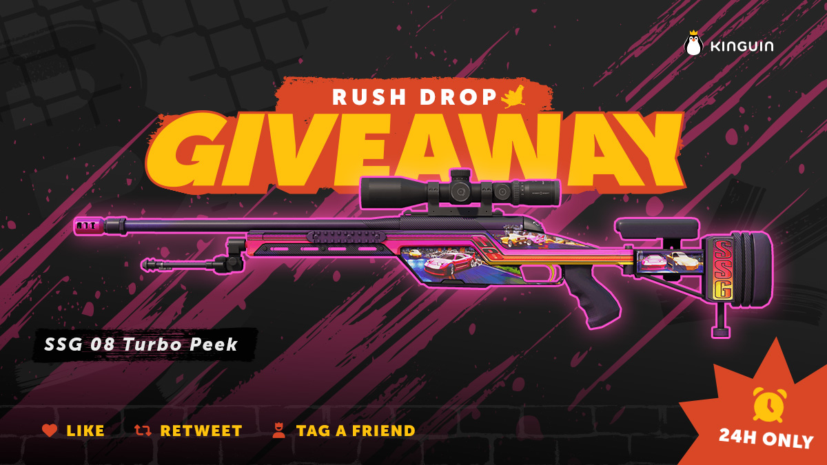 KinguinCS2News's tweet photo. New RUSH DROP is live!

1️⃣ Follow @KinguinCS2News
2️⃣️Like & Retweet
3️⃣ Visit: https://t.co/F3AXInUoRO
4️⃣ Join TG: https://t.co/UfwbDLql44
5️⃣ Tag your duo 🔫 and answer this question in a creative way: Your CS2 session is a date - how does it go?

24H ONLY - GO GO GO! T&C: https://t.co/MFy77k4xce
