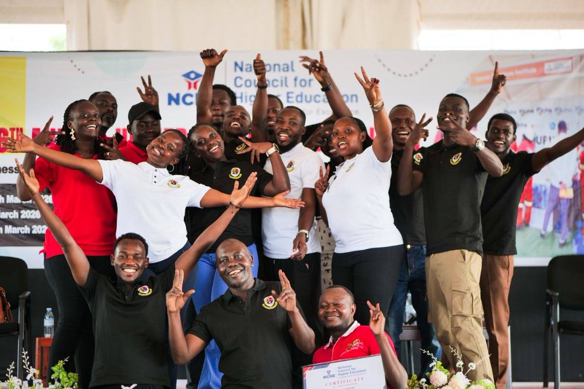 umu_nkozi's tweet image. This Monday morning, we celebrate the people behind the success.

To the students and staff who represented Uganda Martyrs University at the #NCHE Exhibition in Gulu, thank you.

From setting up to showcasing, from explaining ideas to engaging visitors, you carried the #UMU