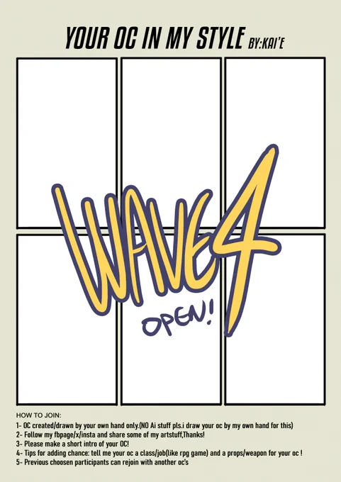 YOIMS Wave4 open~
You can join here or fbpage,i check both site this time! 