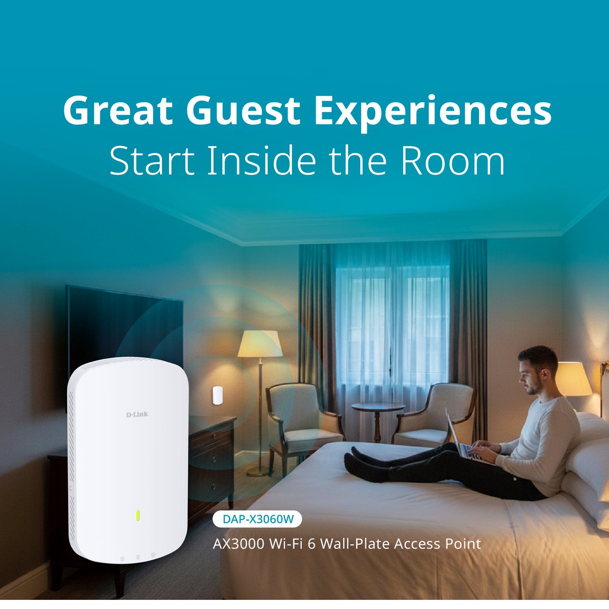 DLinkSA's tweet image. 🚀 Room-ready Wi-Fi made simpleDAP-X3060W Wall-Plate AP delivers fast, reliable in-room connectivity with a sleek design &amp;amp; easy install.

Learn more: reurl.cc/K2bVze#HotelWi… #GuestExperience #Dlink