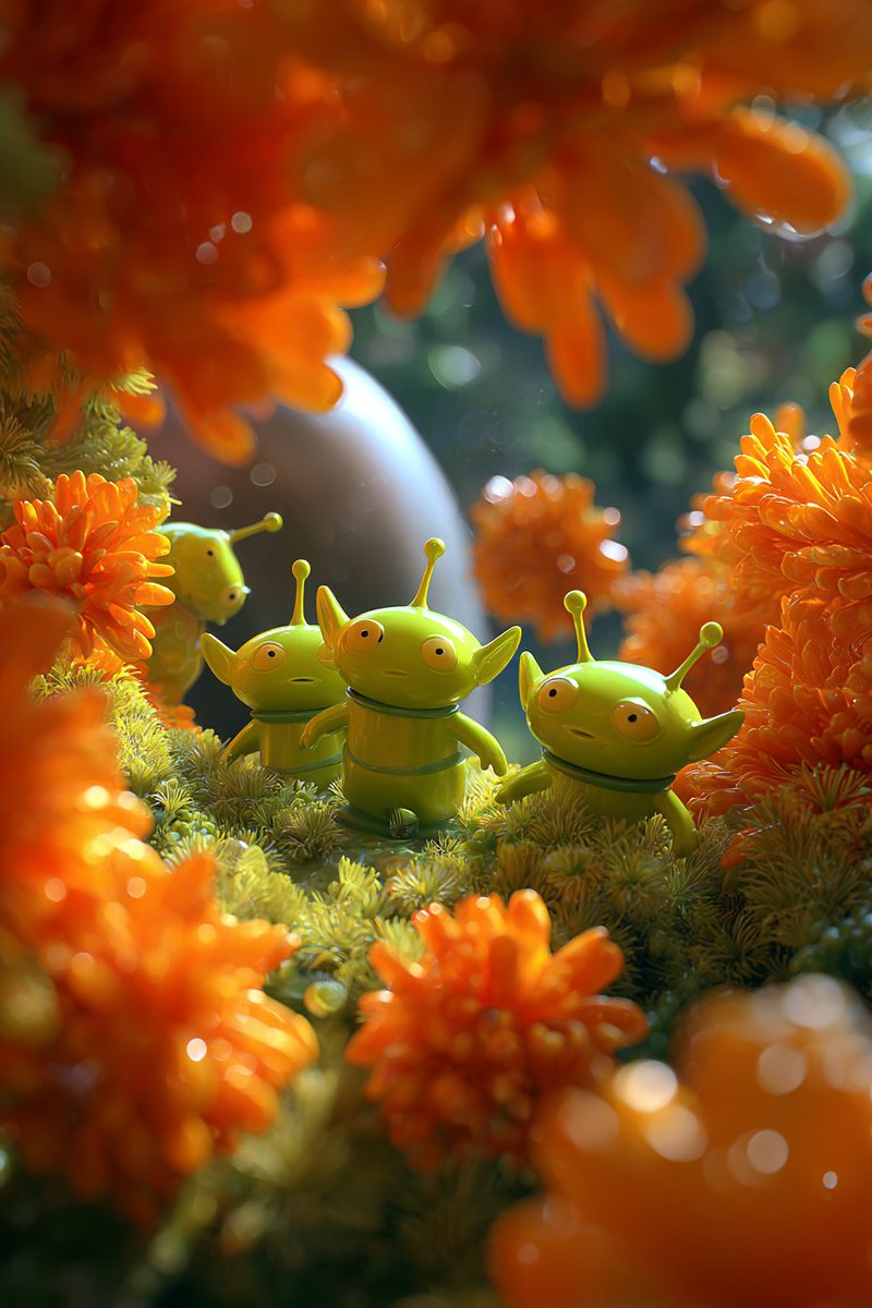 FOulhiou's tweet photo. #Promptshare

🖊️Heroic garden tales : a cinematic miniature adventure (prompt in ALT)

. dinausaurs
. aliens
. garden gnomes
. alien ants

Share your garden adventure with #cp65 https://t.co/ncyDm8H2RN