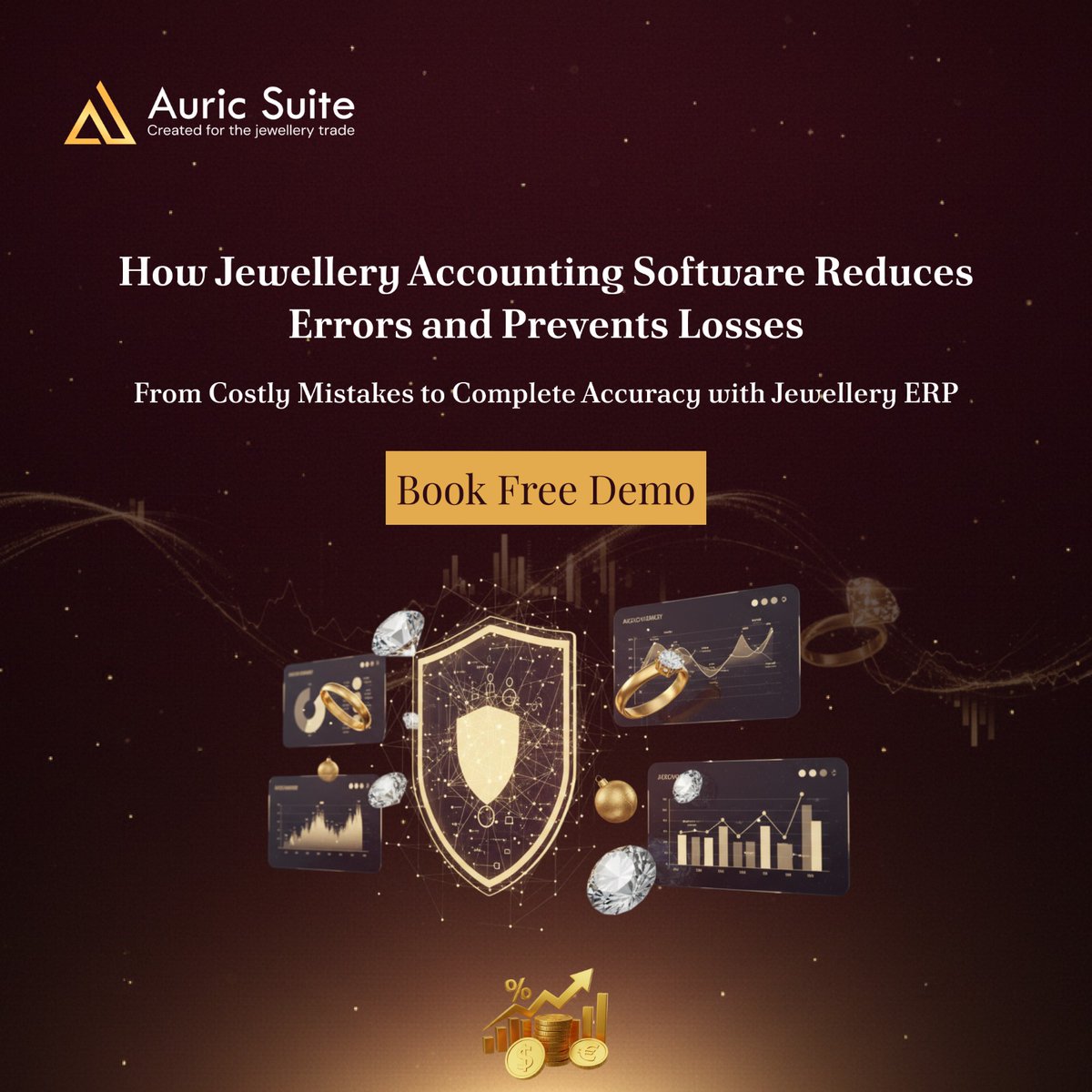 auricsuite's tweet photo. Jewellery accounting software that eliminates errors &amp; protects your profits.

✅ Accurate stock &amp; billing
✅ Automated GST &amp; reports
✅ Real-time insights
✅ Zero manual mistakes

Read Full Blog: https://t.co/CSqpXZr10C

Switch to Auric Suite. 

#JewelleryAccountingSoftware https://t.co/rOEB8Z5rxa