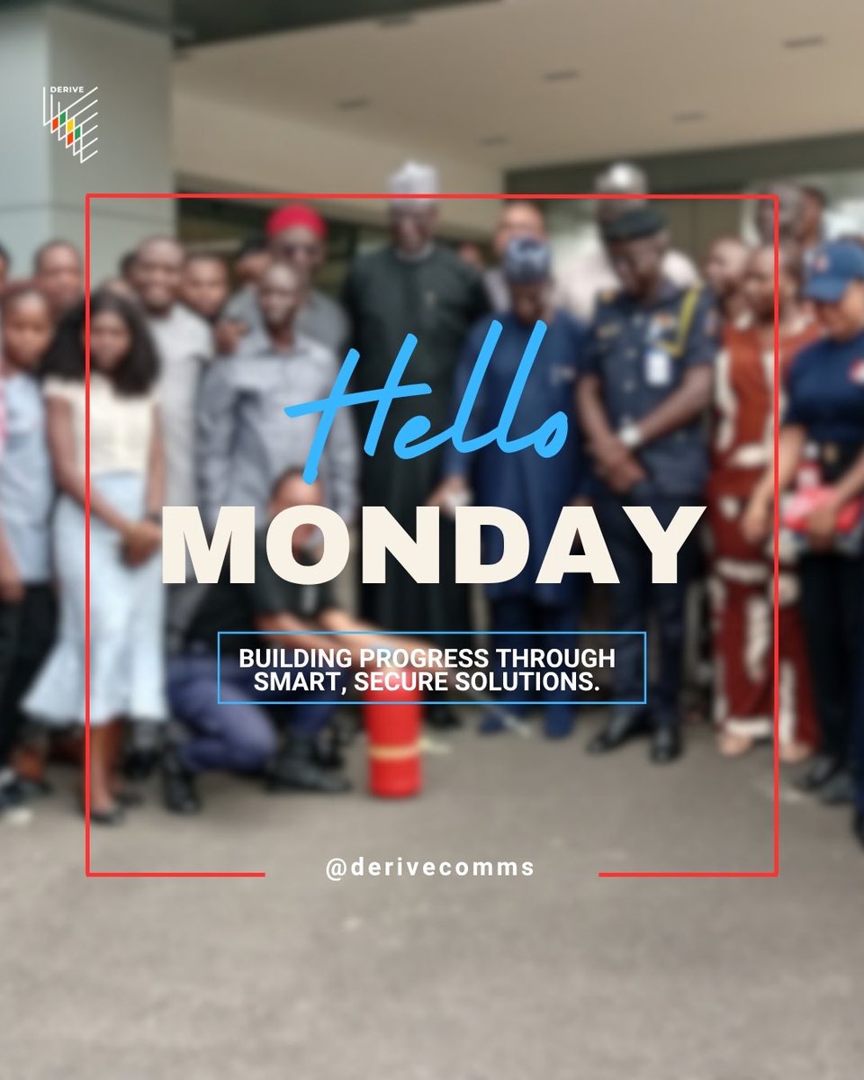 derive_coms's tweet photo. Happy Monday 💙

This week, let’s build progress through smart, secure solutions.

At @derive_coms , we create systems that perform, scale, and last.

#derivecomms
#smartsolutions
#networksecurity
#digitalinfrastructure
#newweekfocus https://t.co/omDFM9SnpJ