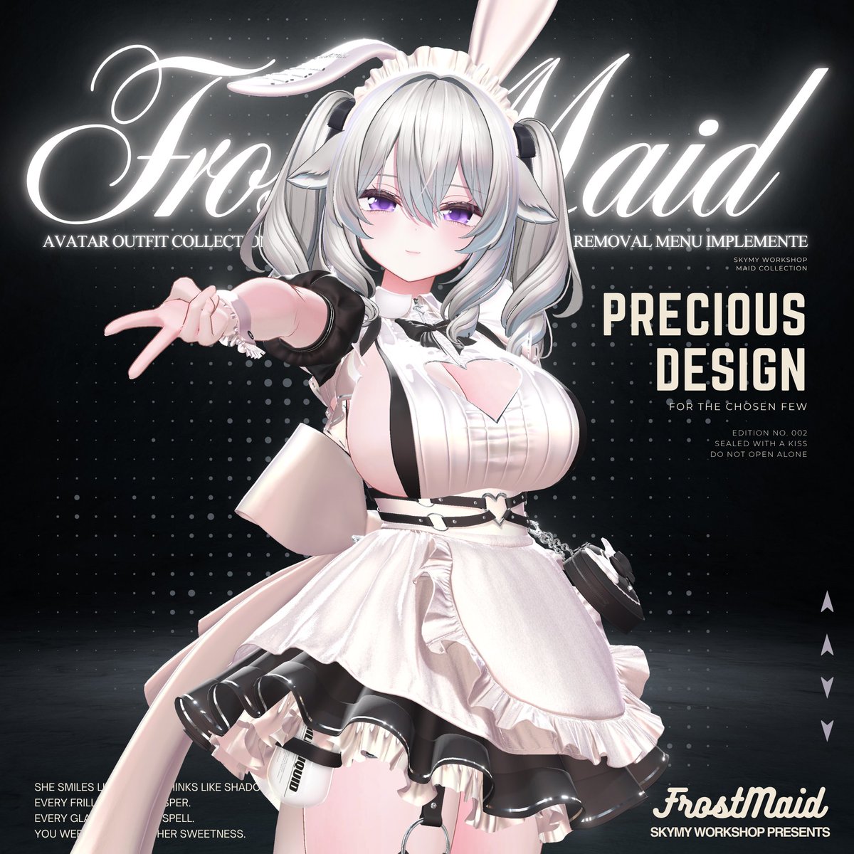 FrostMaidの販売を開始しました!!
💘現在販売開始セール中です！お見逃しなく♡

フルセット：3,600円 → 2,700円
単体：1,900円 → 1,600円