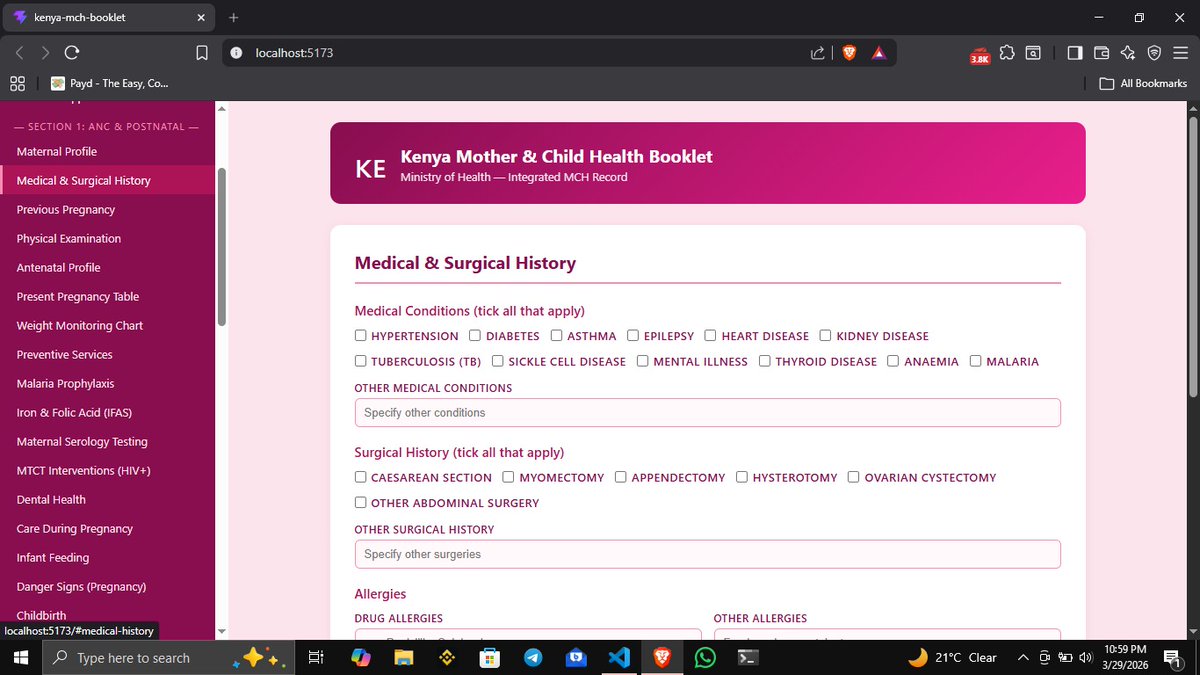 dawkhoo's tweet photo. Digitizing care for mothers and children across Kenya. Smarter health starts here. ✅Early care, safe delivery, healthy childhood—our mission for every Kenyan family.🇰🇪
Explore our platform and be part of the change.🔥
#DigitalHealth #MedTech https://t.co/VRlr1uJTFh