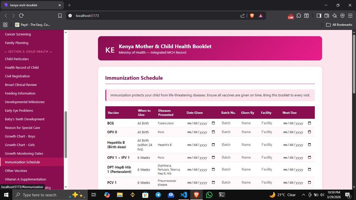 dawkhoo's tweet photo. Digitizing care for mothers and children across Kenya. Smarter health starts here. ✅Early care, safe delivery, healthy childhood—our mission for every Kenyan family.🇰🇪
Explore our platform and be part of the change.🔥
#DigitalHealth #MedTech https://t.co/VRlr1uJTFh