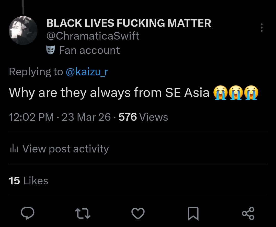 BLACK LIVES FUCKING MATTER tweet media