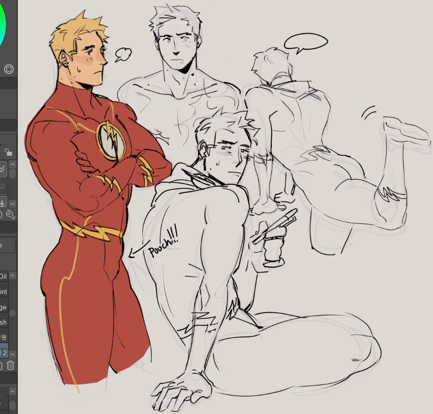 i miss him so bad . these started as studies and they all turned into barry