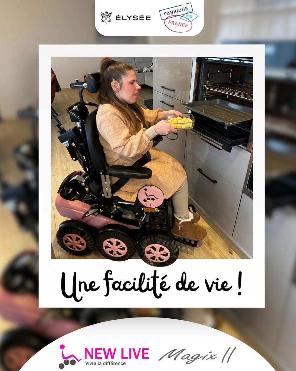 NewLiveMagix's tweet photo. La liberté, même dans les petits espaces. 🏡✨

Avec le Magix II, profitez d’une mobilité sans limites, même à la maison. Compact et maniable, il se faufile facilement dans les espaces intérieurs tout en offrant un confort optimal.

#handicap #fauteuilroulant #fabriquéenfrance https://t.co/8s0cv9sHn1
