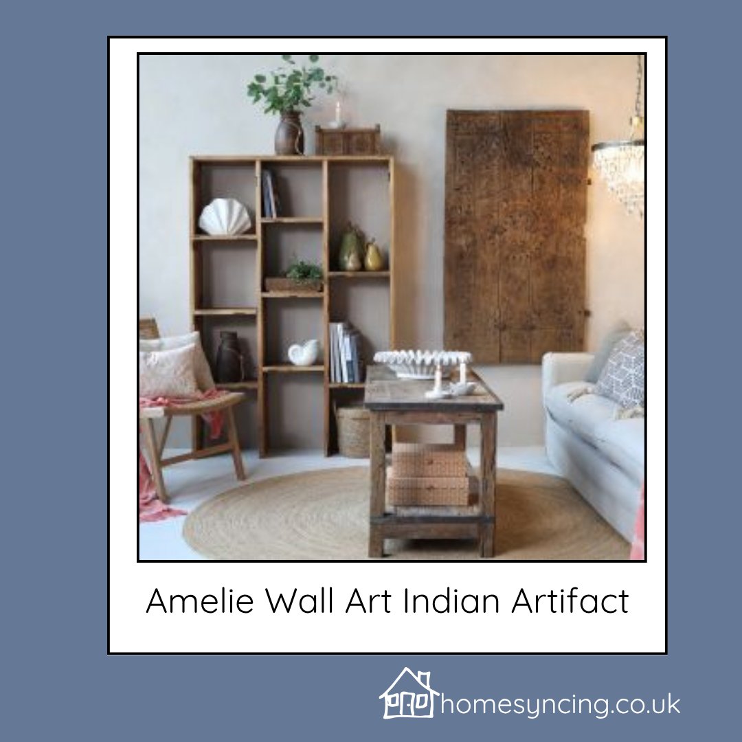homesyncing's tweet image. A piece with a past. For spaces that feel considered, grounded and full of story.  🏡 homesyncing.co.uk/store/Amelie-W… #WallArt #HomeInteriors #SustainableLiving #VintageStyle #NaturalHome #InteriorInspiration #UniquePieces #HomeStyling #RusticDecor #TimelessDesign #HomeSyncing