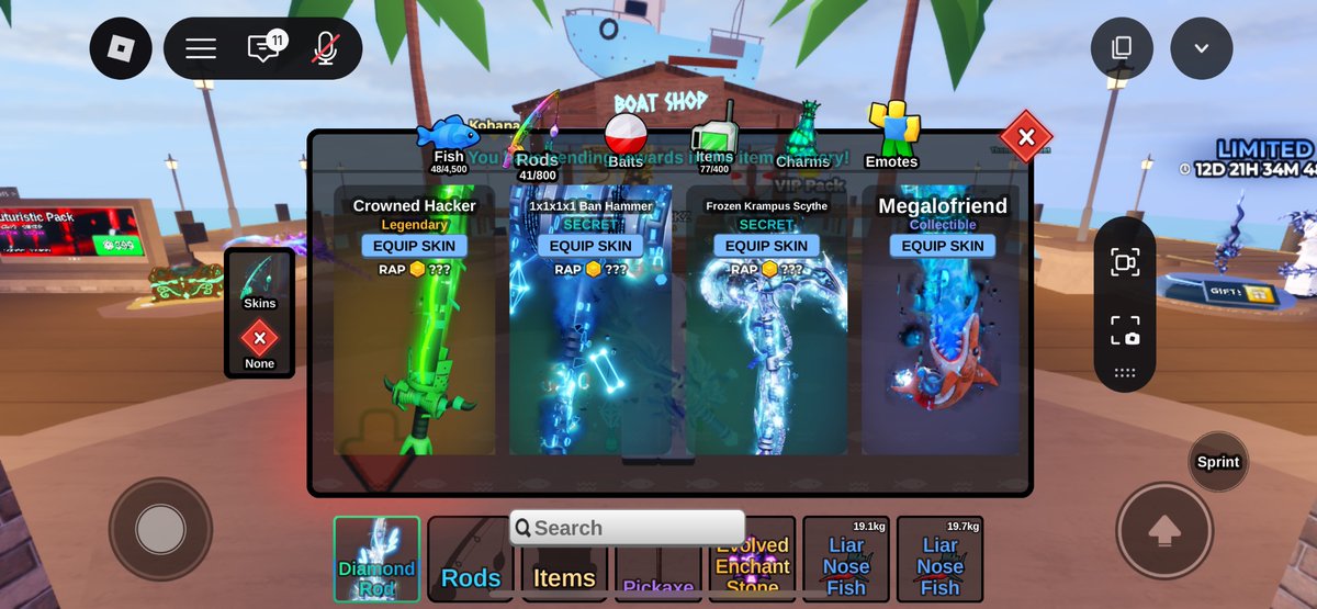 wlowlowelo's tweet photo. Wts skin rod

krampus 40k
ban hammer 50k

take 2 80k aja sung 
avrek avqr https://t.co/pzVYoqOXuO