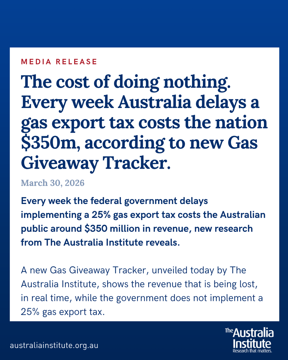 Australia Institute tweet media