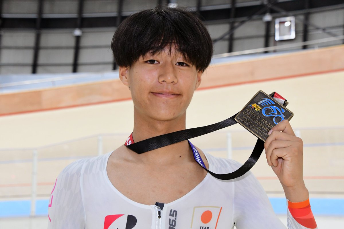 JCF_cycling's tweet photo. 2026トラックアジア選手権
Day5
男子ジュニア スクラッチ
3位 落合隼 https://t.co/1dHjQYoXfa