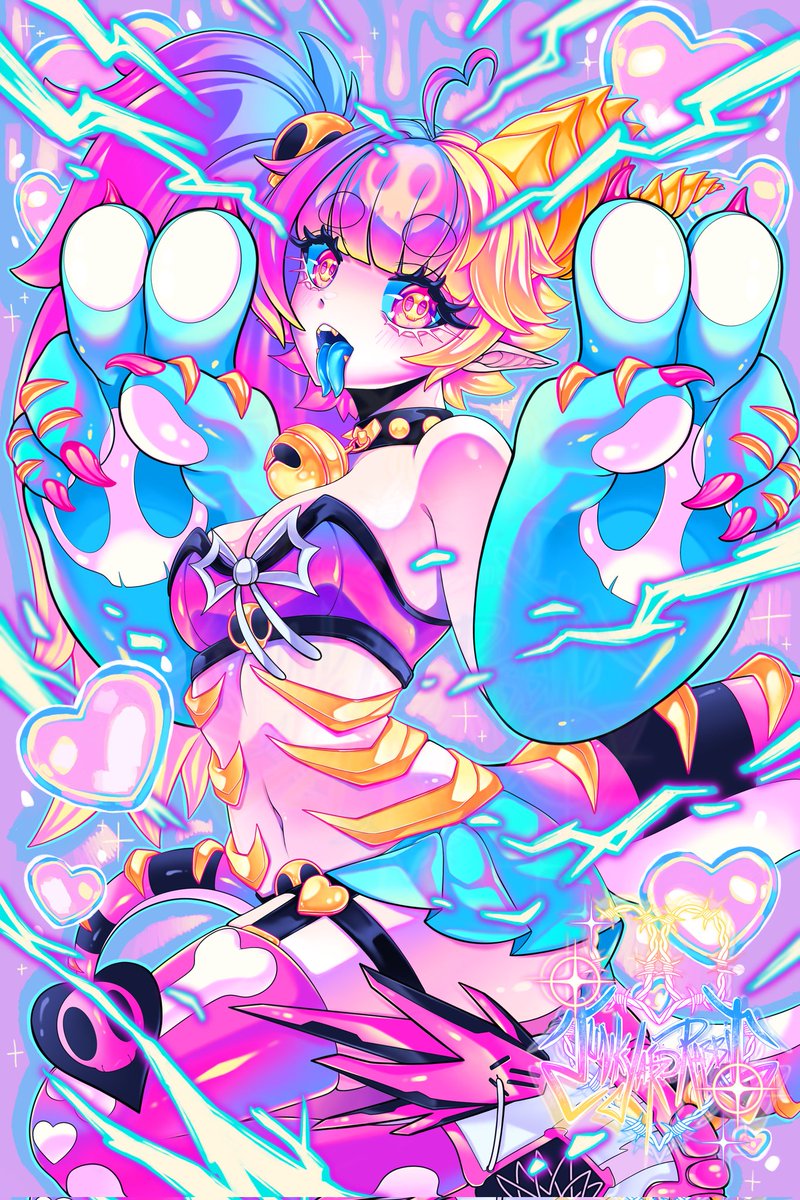 ✧ Eddie Bones 💖☠️✨️ Cyberpunk Dragon Vtuber✧ tweet media