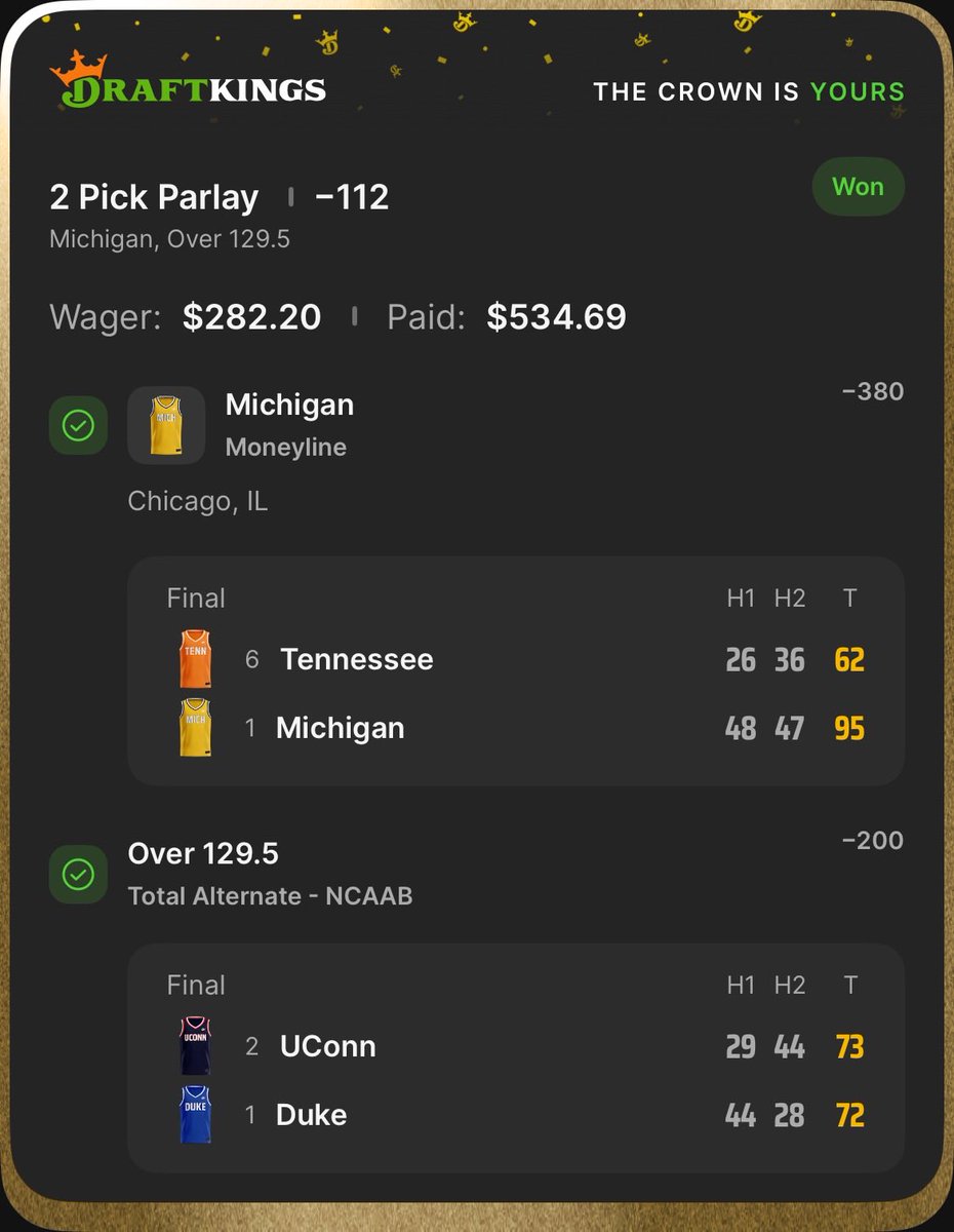 PICKS4DAFREESKI's tweet photo. Insane how UConn cashed and Knicks lose by exactly 11.. 😂 https://t.co/5WJW8lGHKb