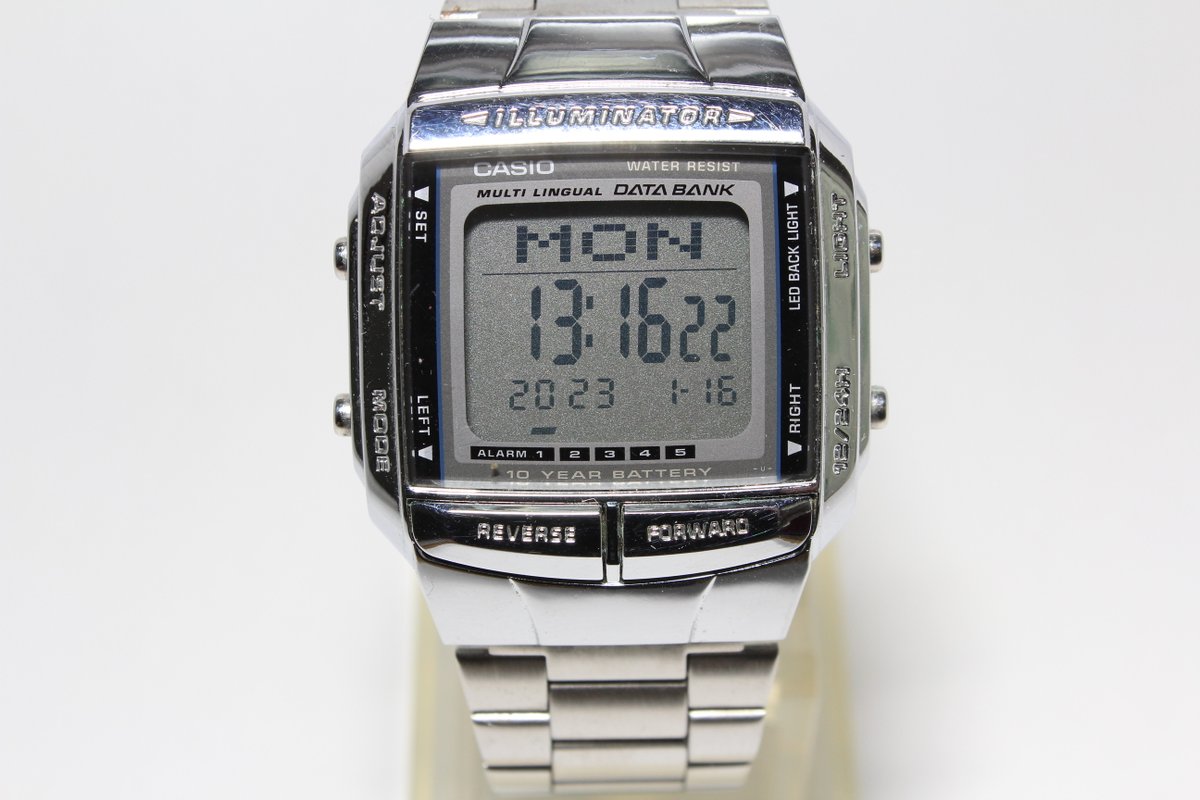 GshockTkhs's tweet photo. CASIO DB-360 https://t.co/5cZirkYkds #databank #oldcasio #giftwatch https://t.co/BBAwNmK5pd