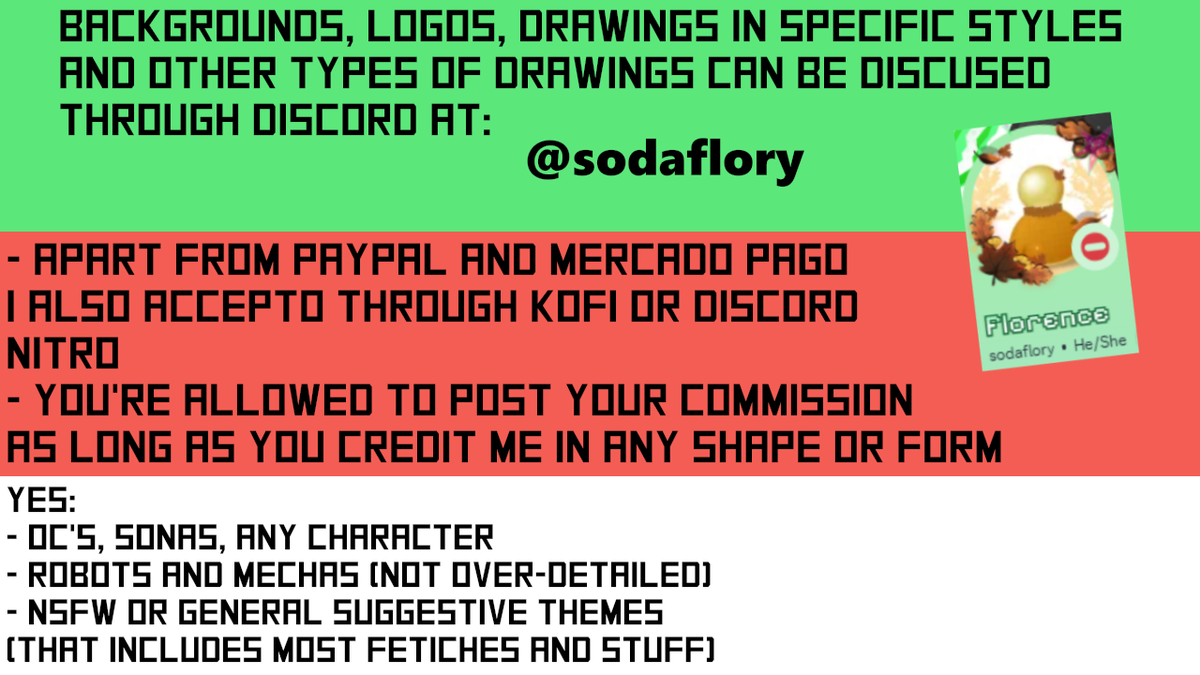 Soda Flory 🇦🇷 (Commissions Open) tweet media
